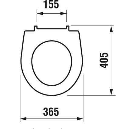 JIKA H8933813000001 - Унитазное сиденье SoftClose LYRA, дуропласт, белое
