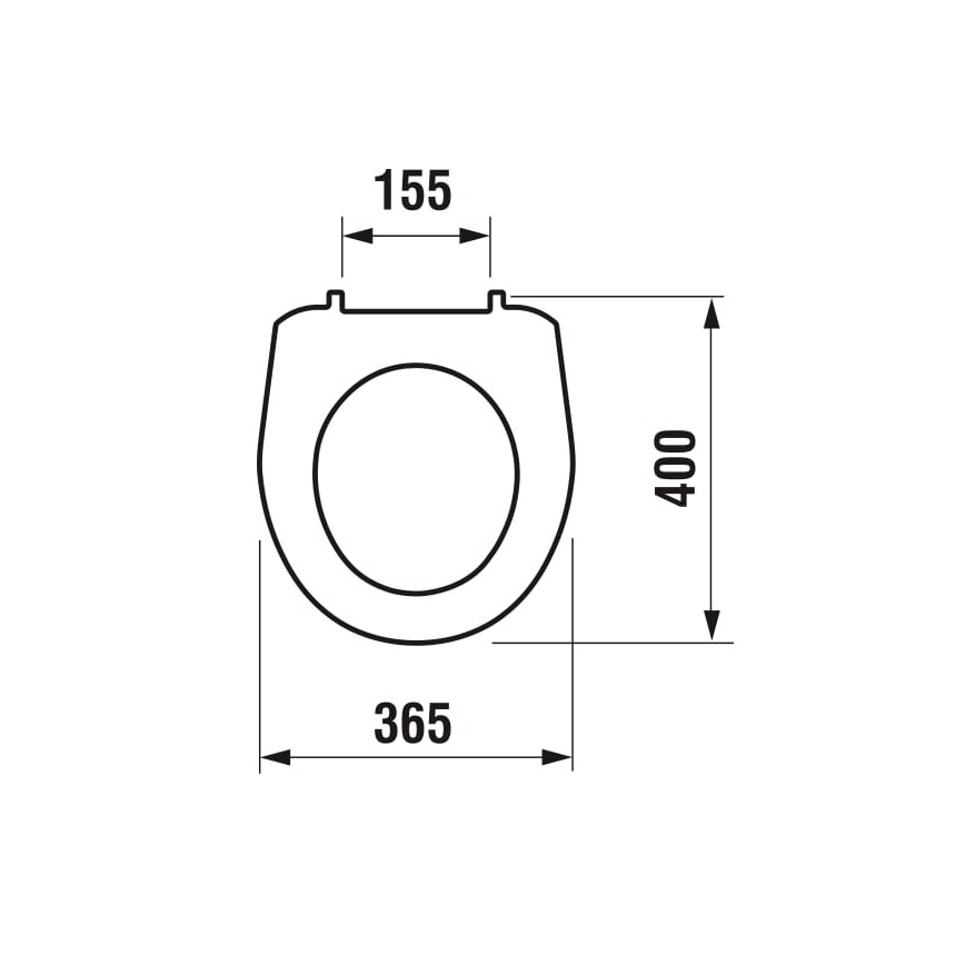 JIKA H8933830000001 - Сиденье для унитаза LYRA термопласт/белое