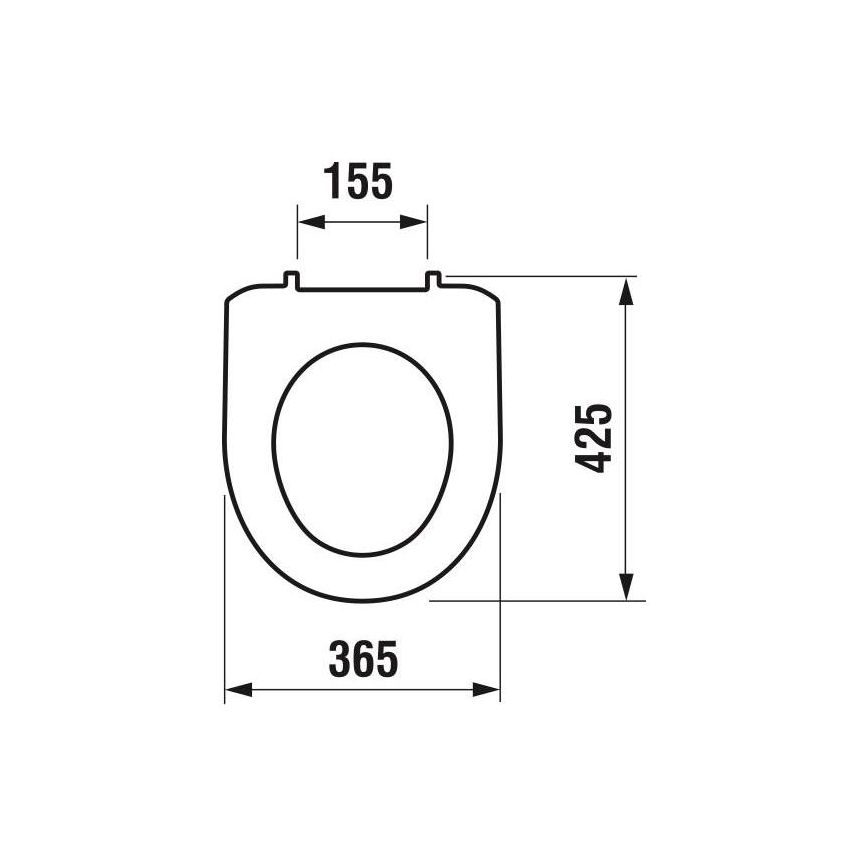 JIKA H8933870000001 - Сиденье для унитаза LYRA термопластик/белое