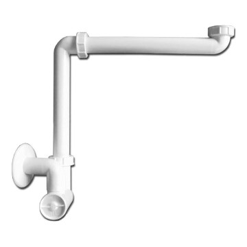 JIKA H8942460000001 - Сифон для умивальника CUBITO DN40 білий