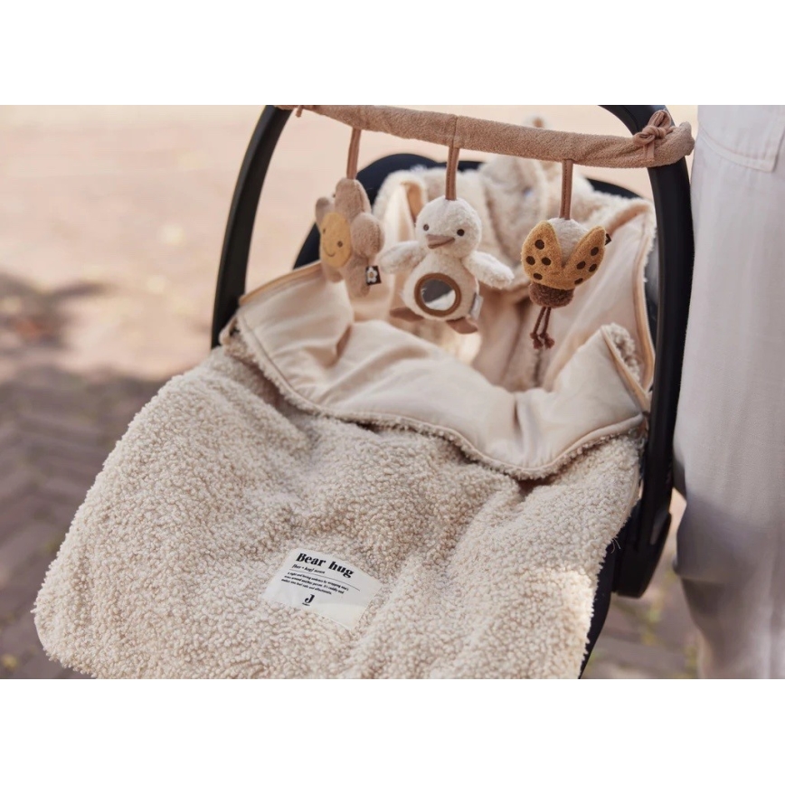 Jollein - Мешок для автомобильного сиденья BOUCLE 42x82 см Boucle Naturel