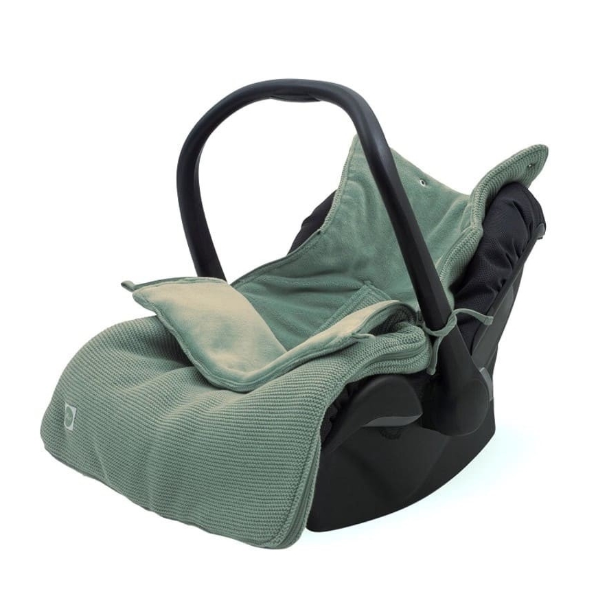 Jollein - Мешок для автомобильного сиденья флис BASIC KNIT 42x82 см Ash Green