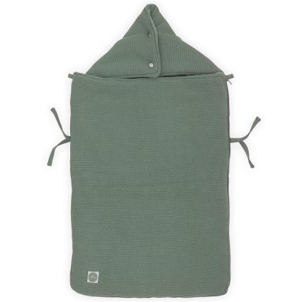 Jollein - Мешок для автомобильного сиденья флис BASIC KNIT 42x82 см Ash Green