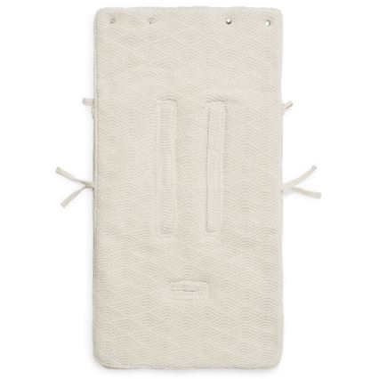 Jollein - Мешок для автомобильного сиденья RIVER KNIT 42x82 см Cream White