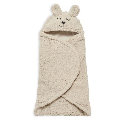 Jollein - Пеленальное одеяло флис Bunny 100x105 см Nougat