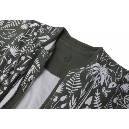 Jollein - Спальний мішок для немовлят 2в1 6-18 місяців 3 TOG Botanical Leaf Green