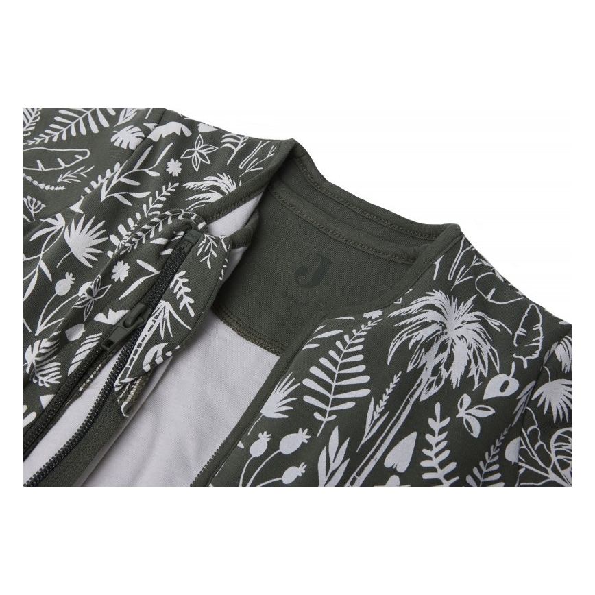 Jollein - Спальний мішок для немовлят 2в1 6-18 місяців 3 TOG Botanical Leaf Green