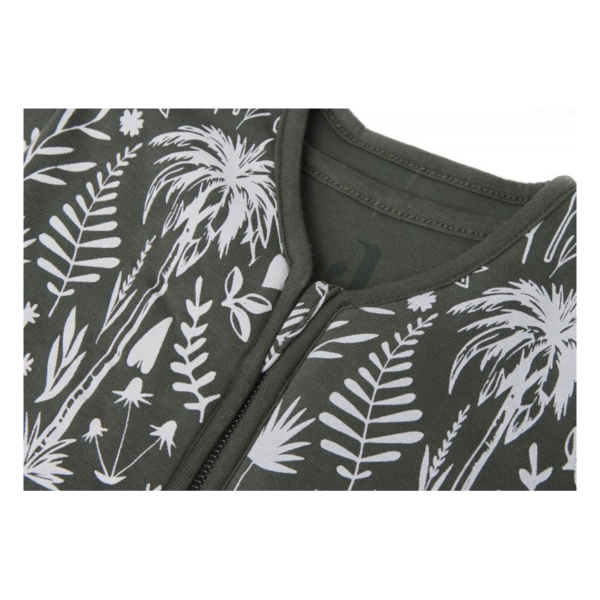 Jollein - Спальний мішок для немовлят 2в1 6-18 місяців 3 TOG Botanical Leaf Green