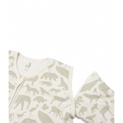 Jollein - Спальный мешок 2в1 6-18 месяцев 3 TOG Animals Olive Green