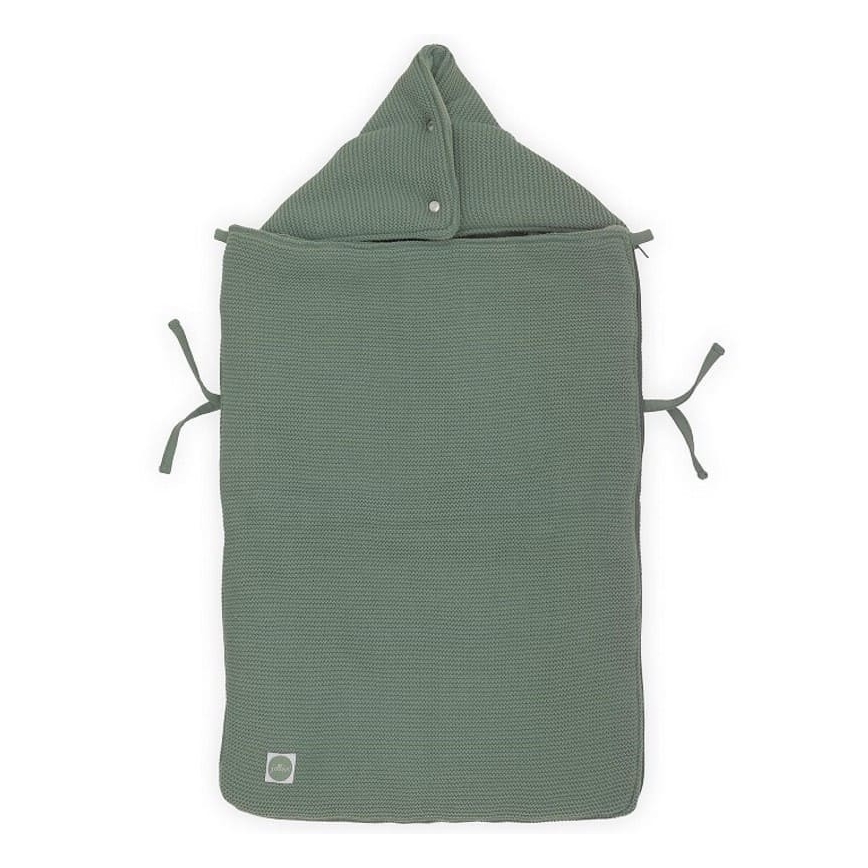 Jollein - Сумка для автокрісла флісова BASIC KNIT 42x82 см Ash Green