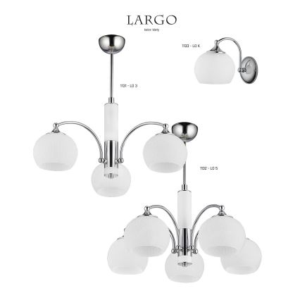 Jupiter 1131 - LO3 - Підвісний світильник LARGO 3xE27/60W/230V