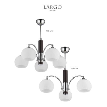 Jupiter 1134 - LO 3 - Підвісний світильник LARGO 3xE27/60W/230V