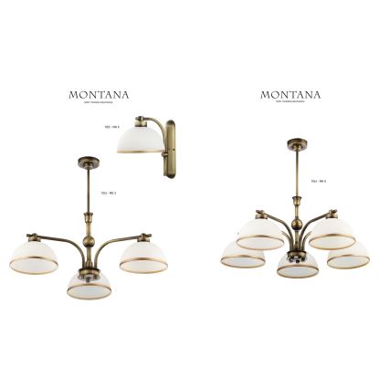Jupiter 1163 - Подвесной светильник MONTANA 3xE27/60W/230V