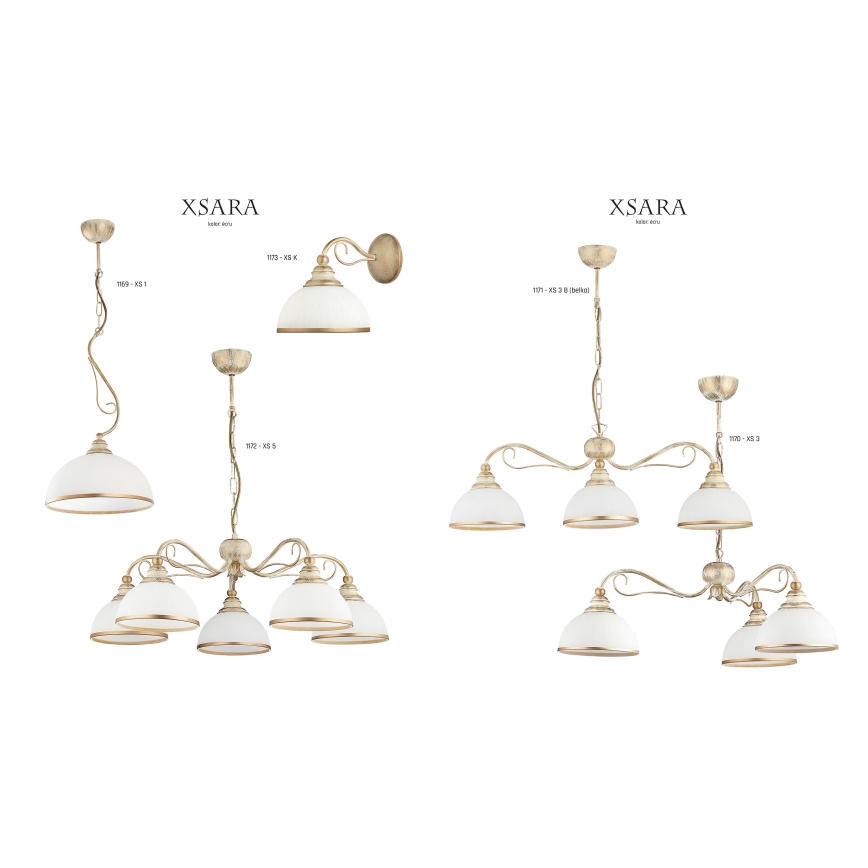 Jupiter 1173 - XS K - Настенный светильник XSARA 1xE27/60W/230V