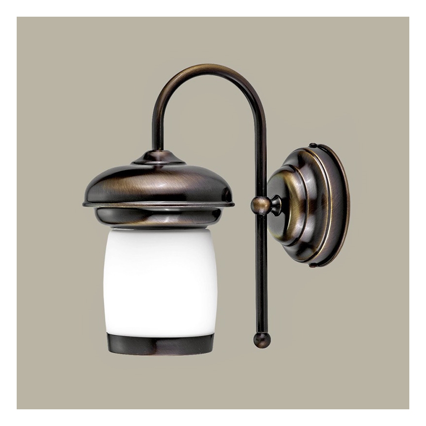 JUPITER 1265-LIVK - Настенный светильник LIV 1xE27/60W патина