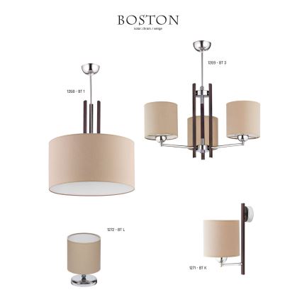 JUPITER 1272-BTL - Настольная лампа BOSTON 1xE27/60W