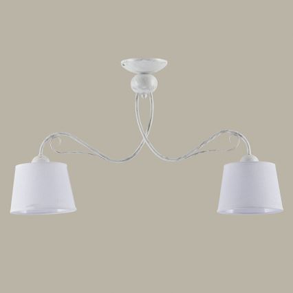 Jupiter 1348 - KM 2 PB - Потолочный светильник KAMELIA 2xE27/60W/230V