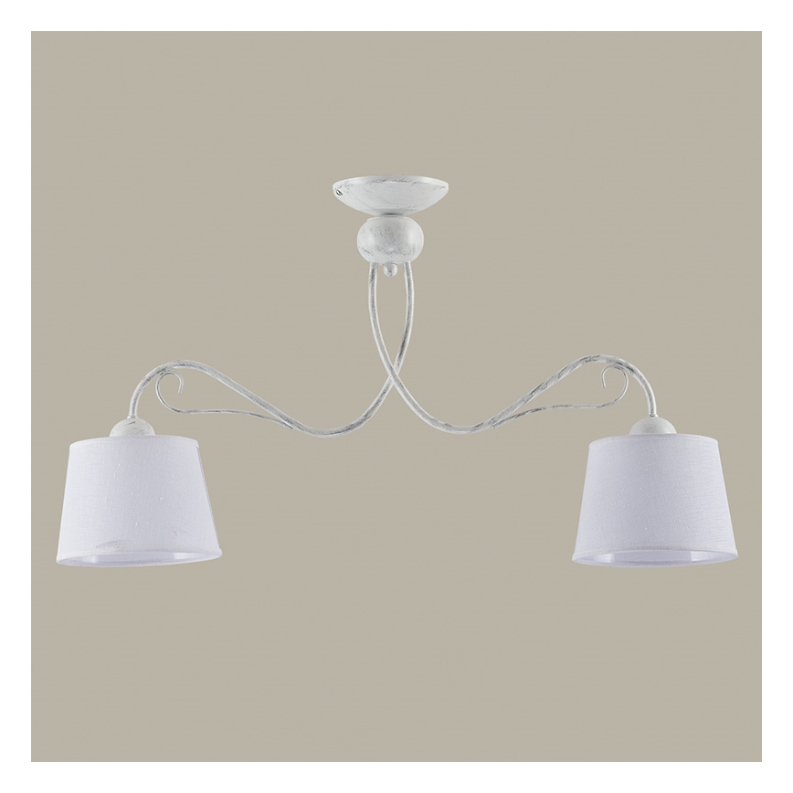 Jupiter 1348 - KM 2 PB - Потолочный светильник KAMELIA 2xE27/60W/230V