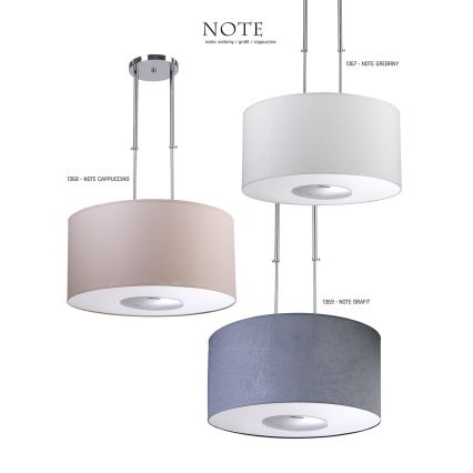 Jupiter 1368 - NOTE CA - Підвісна люстра NOTE 3xE27/60W/230V