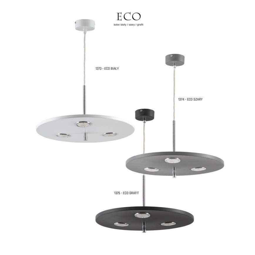 Jupiter 1373 - BI - Світлодіодний підвісний світильник ECO LED/8,5W/230V