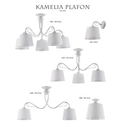 Jupiter 1385 - KM 1 B pl - Потолочный светильник KAMELIA 1xE27/60W/230V