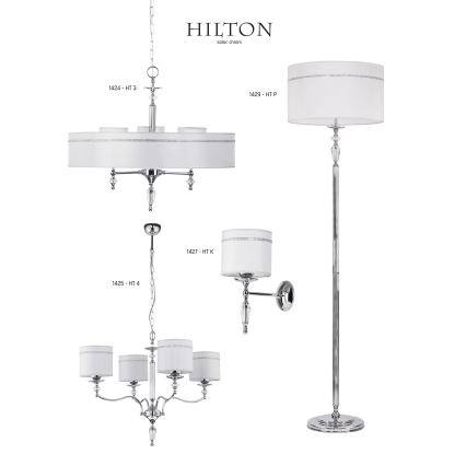 Jupiter 1428 - Настольная лампа HILTON 1xE27/60W/230V