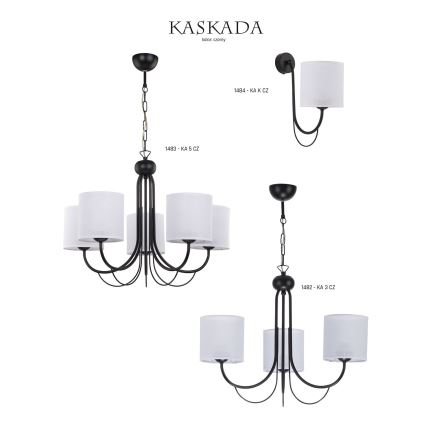 Jupiter 1483 - Люстра на ланцюгу KASKADA 5xE27/60W/230V