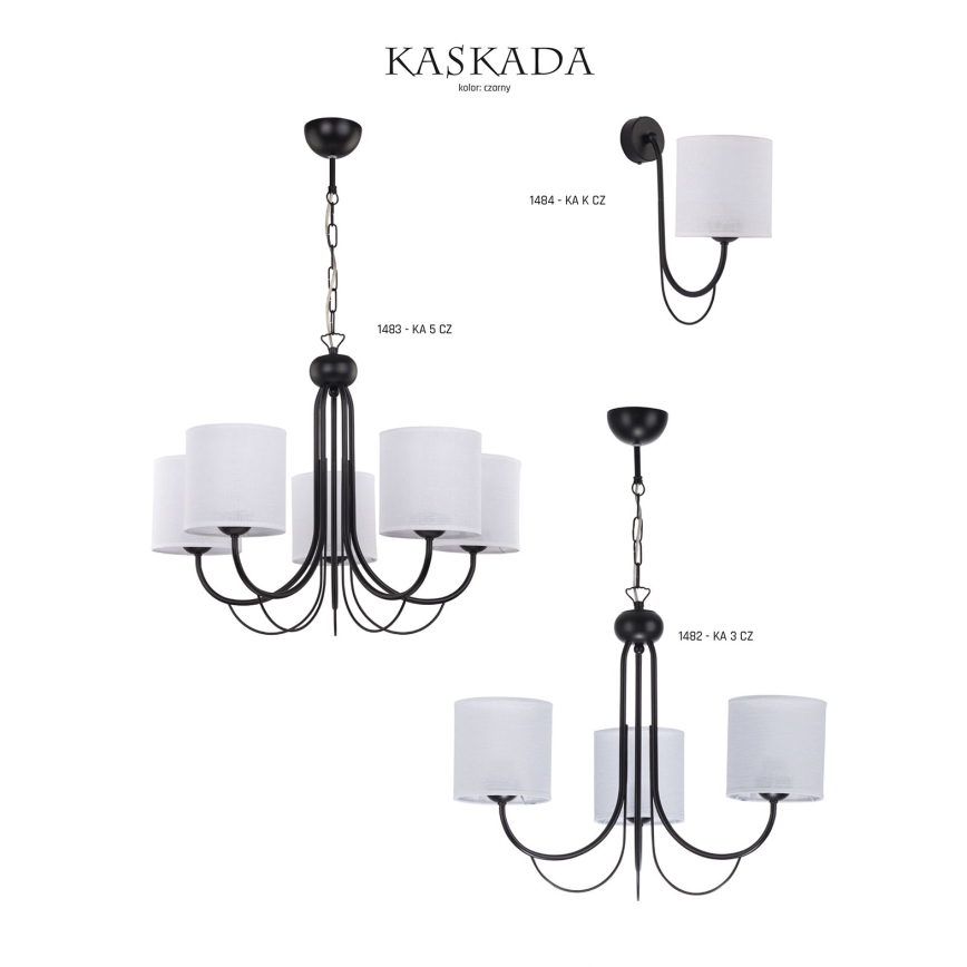 Jupiter 1484 - Настінний світильник KASKADA 1xE27/60W/230V