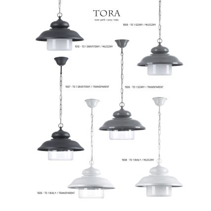 Jupiter 1505 - Люстра на цепи TORA 1xE27/60W/230V