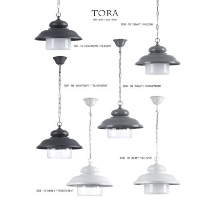 Jupiter 1506 - Люстра на ланцюгу TORA 1xE27/60W/230V