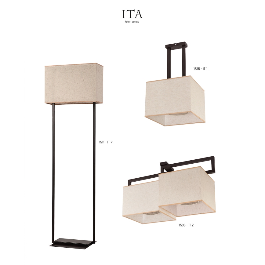 Jupiter 1535 - IT 1 VE - Потолочный светильник ITA E27/60W