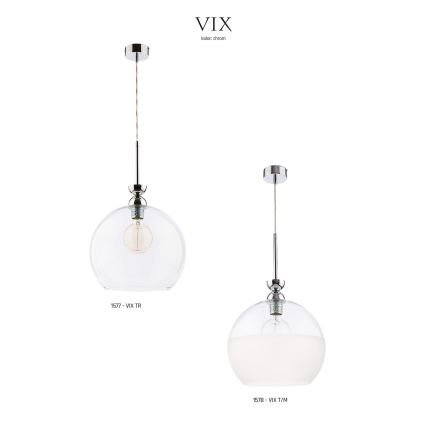 Jupiter 1577 - VIX TR - Підвісний світильник VIX E27/60W