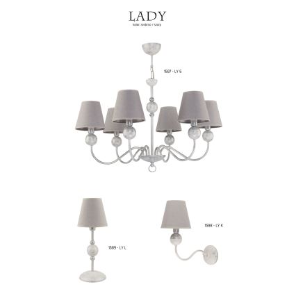 Jupiter 1588 - LY K BI - Настенный светильник LADY E14/40W