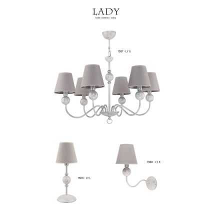 Jupiter 1589 - LY L BI - Настільна лампа LADY E14/40W