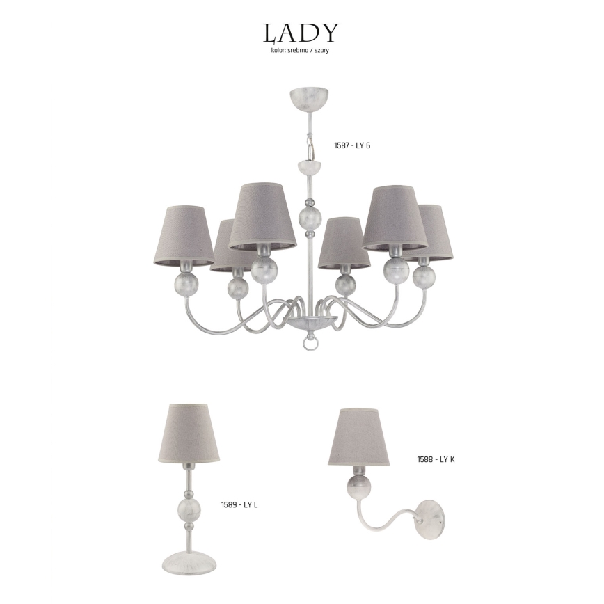 Jupiter 1589 - LY L BI - Настільна лампа LADY E14/40W