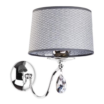 Jupiter 1607 - EG K CH - Настенный светильник EGIDA 1xE27/60W/230V серый