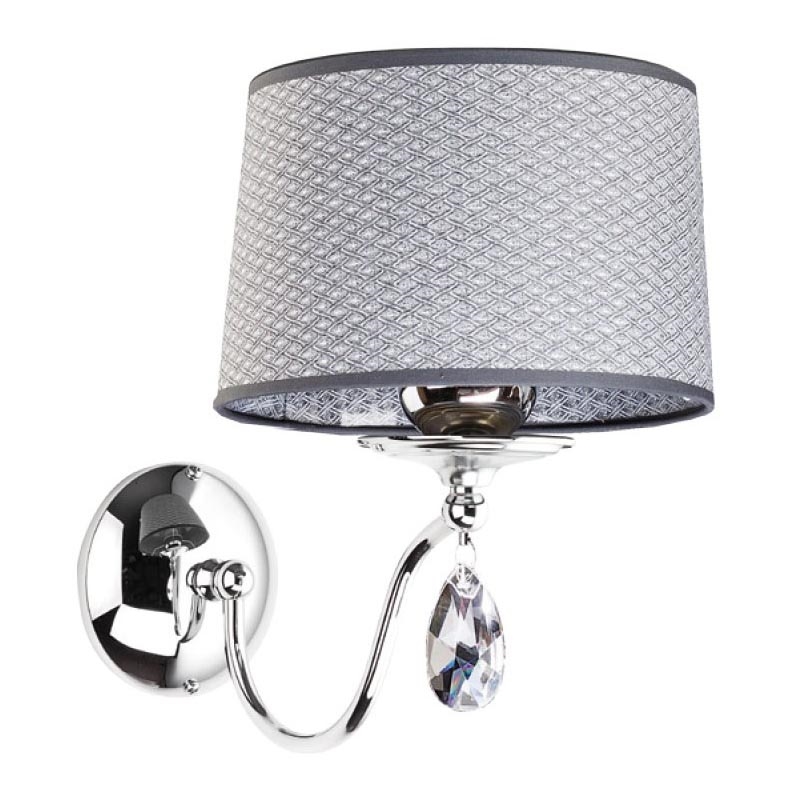 Jupiter 1607 - EG K CH - Настенный светильник EGIDA 1xE27/60W/230V серый