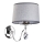 Jupiter 1607 - EG K CH - Настенный светильник EGIDA 1xE27/60W/230V серый