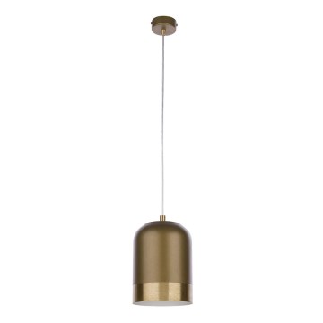 Jupiter 1648 - Підвісна люстра DIXON 1xE27/60W/230V латунь/білий