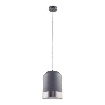Jupiter 1649 - Підвісна люстра DIXON 1xE27/60W/230V срібний/білий