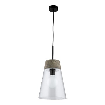 Jupiter 1650 - Подвесная люстра DOMINO 1xE27/60W/230V прозрачная