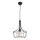 Jupiter 1654 - Подвесная люстра FOX 1xE27/60W/230V черная