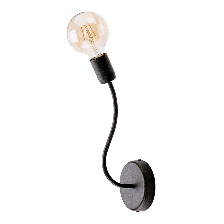 Jupiter 1667 - Настінний світильник LUCE 1xE27/60W/230V титановий