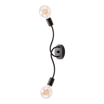 Jupiter 1668 - Настенный светильник LUCE 2xE27/60W/230V титановый