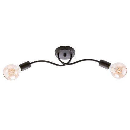 Jupiter 1668 - Настенный светильник LUCE 2xE27/60W/230V титановый
