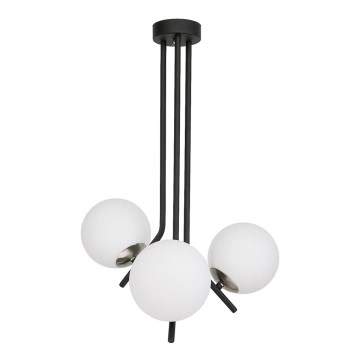 Jupiter 1736 - Люстра на штанзі TIM 3xE14/40W/230V глянцевий хром