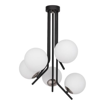 Jupiter 1737 - Люстра на штанзі TIM 5xE14/40W/230V глянцевий хром