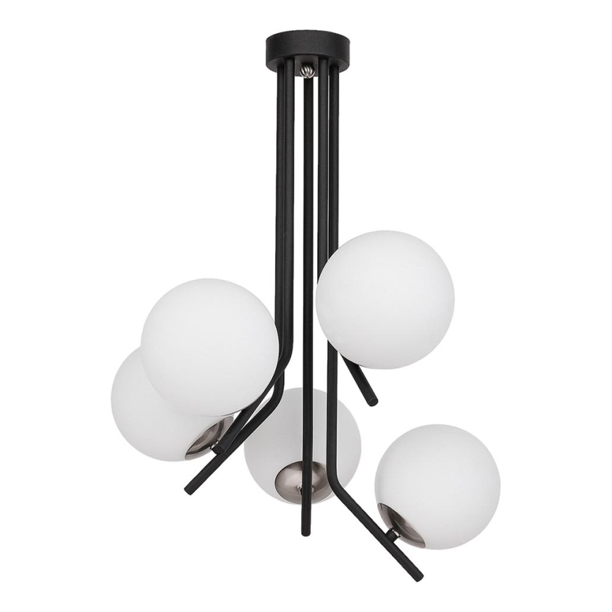 Jupiter 1737 - Люстра на штанзі TIM 5xE14/40W/230V глянцевий хром
