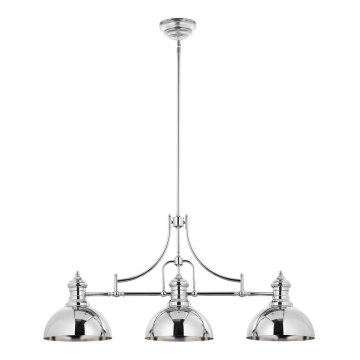 Jupiter 1789 - PT3 - Люстра на штанге PLATINO 3xE27/60W/230V серебристая