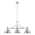 Jupiter 1789 - PT3 - Підвісна люстра PLATINO 3xE27/60W/230V срібний